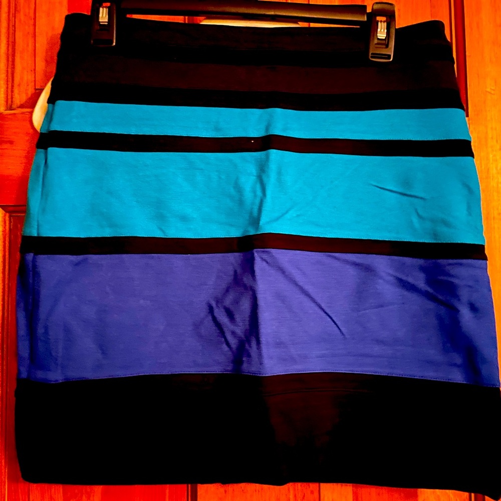 Express Variating Blue Skirt